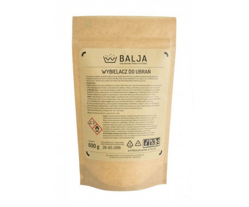 BALJA Ekologiczny Wybielacz do ubrań 600 g